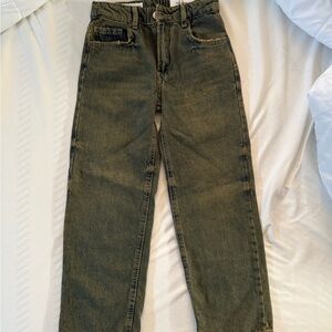 NWT Zara Acid Wash Wide Fit Denim